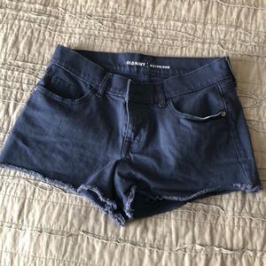 Boyfriend navy blue shorts